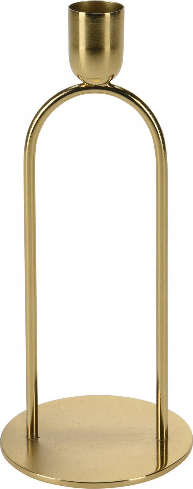 Home Styling Collection Metalowy śwecznik dekoracyjny, złoty, 20 cm