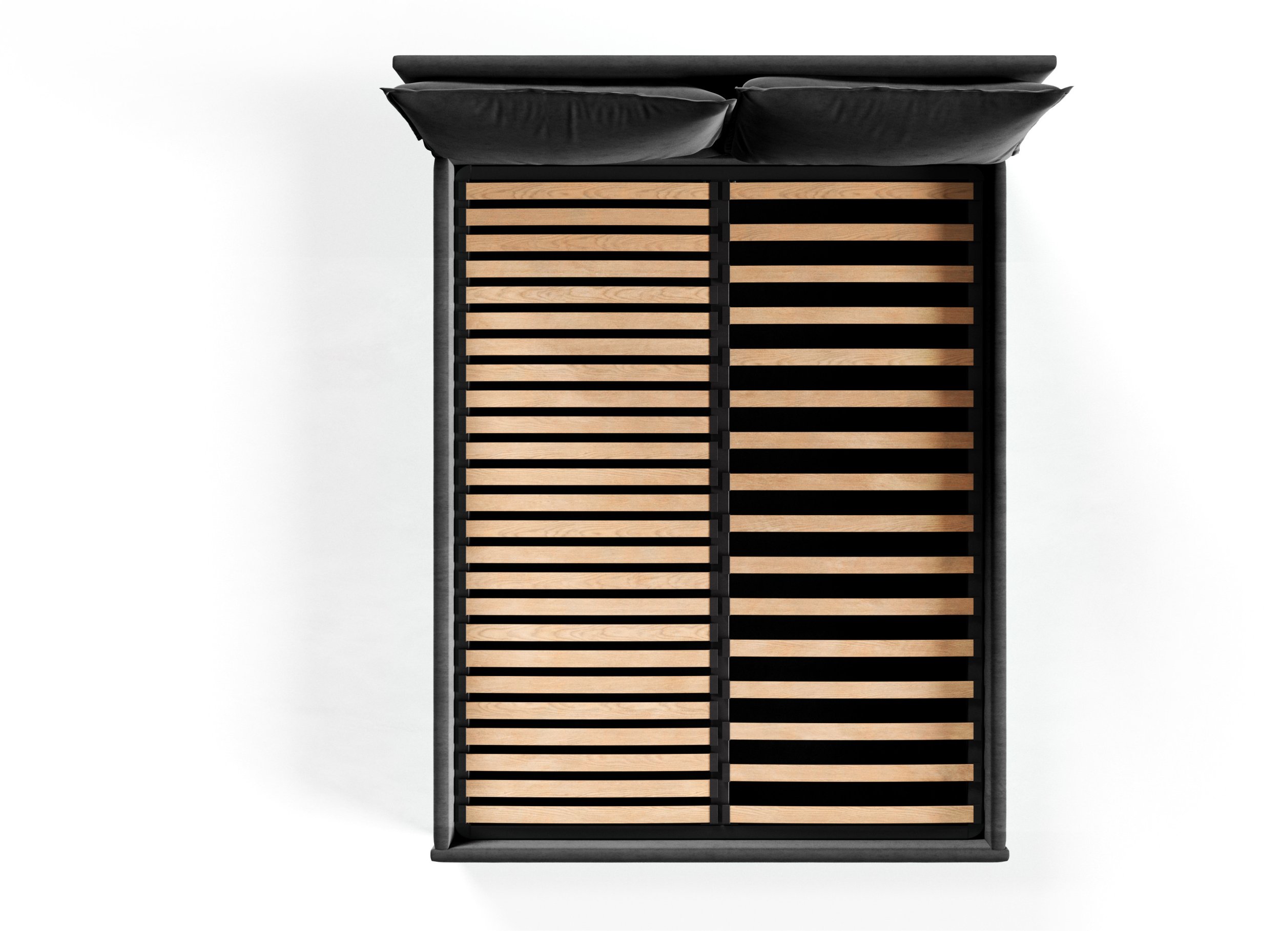 Łóżko GLAM II 180x200 drewniany stelaż PRODUCENT riviera 100