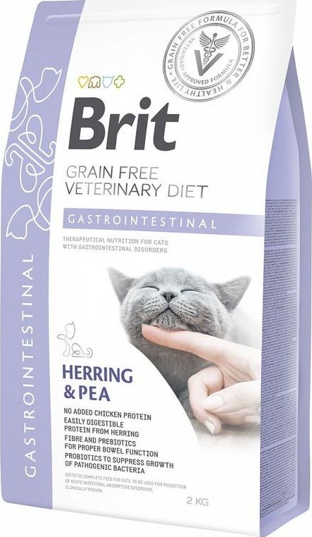Brit Brit Grain-free Veterinary Diet Gastrointestinal - sucha karma dla kotów z problemami przewodu pokarmowego 5 kg