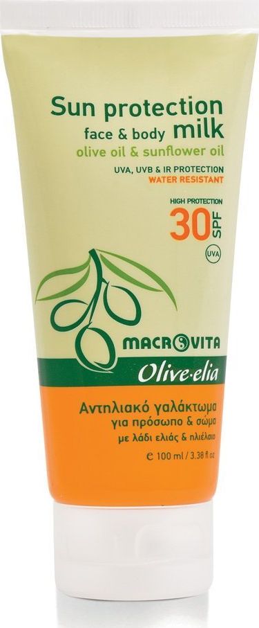 Macrovita Nawilżające mleczko do twarzy i ciała z filtrem SPF30 i bio-składnikami 100ml