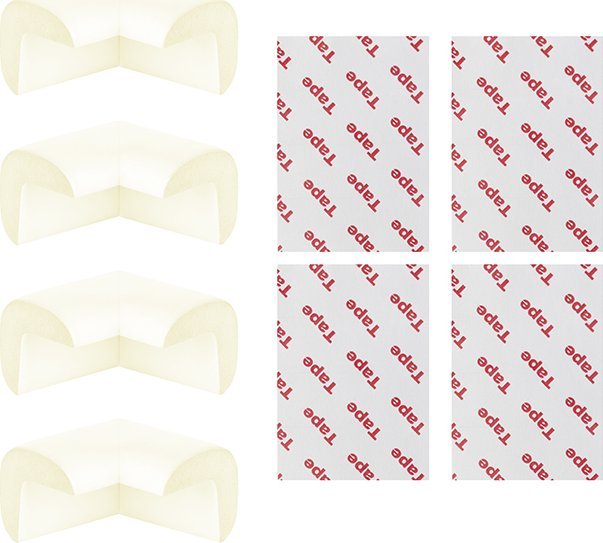 Blow 69-034# Ochraniacze na narożniki 4szt. kremowe