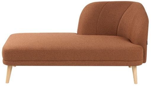 Beliani Szezlong prawostronny złoty brąz TANLAY