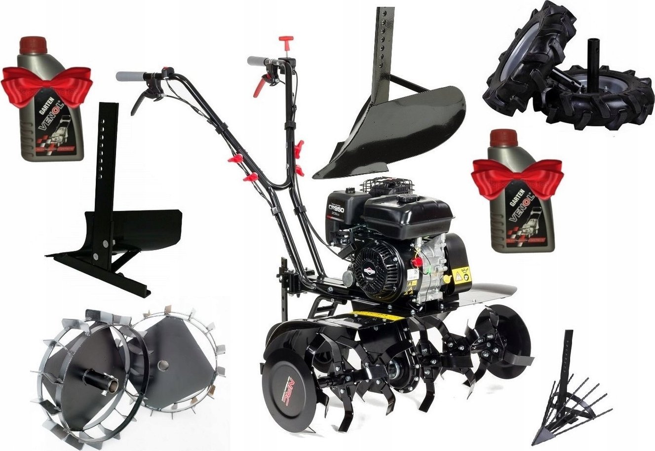 Glebogryzarka NAC Glebogryzarka TIP80-CR950 NAC Spalinowa + 8-elementowy zestaw akcesoriów