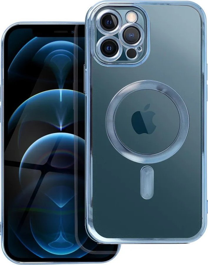 Braders Etui Futerał Electro Mag Cover do iPhone 12 Pro Max niebieski