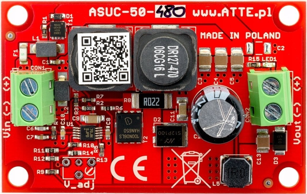 Zasilacz serwerowy Atte PRZETWORNICA DC/DC ATTE ASUC-50-AD0-OF