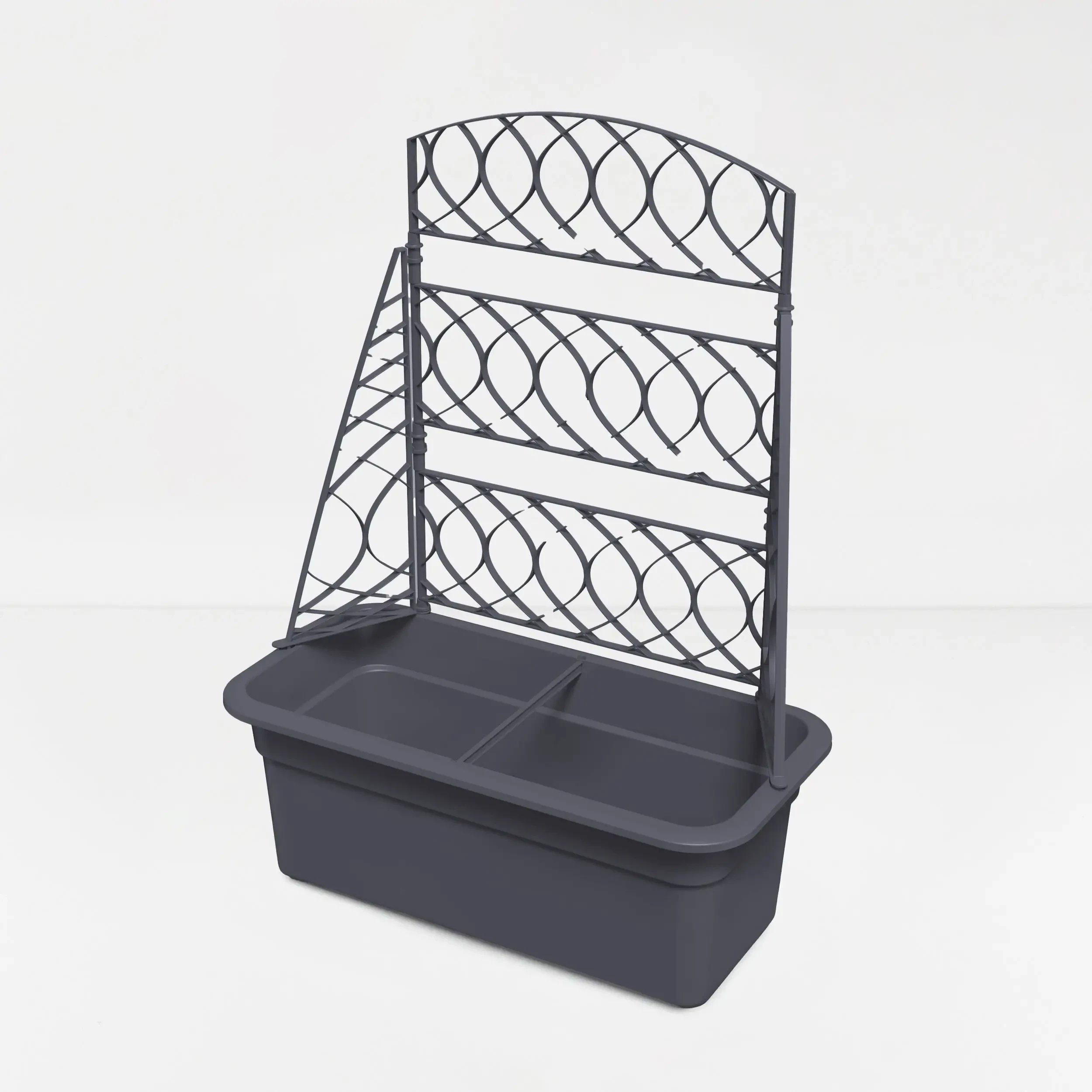 ZESTAW DOMNICY Z PERGOLÄ BLOMA - ANTRACYT