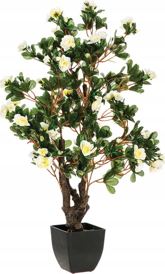 Atmosphera Sztuczna roślina AZALIA, kolor biały, 81 cm