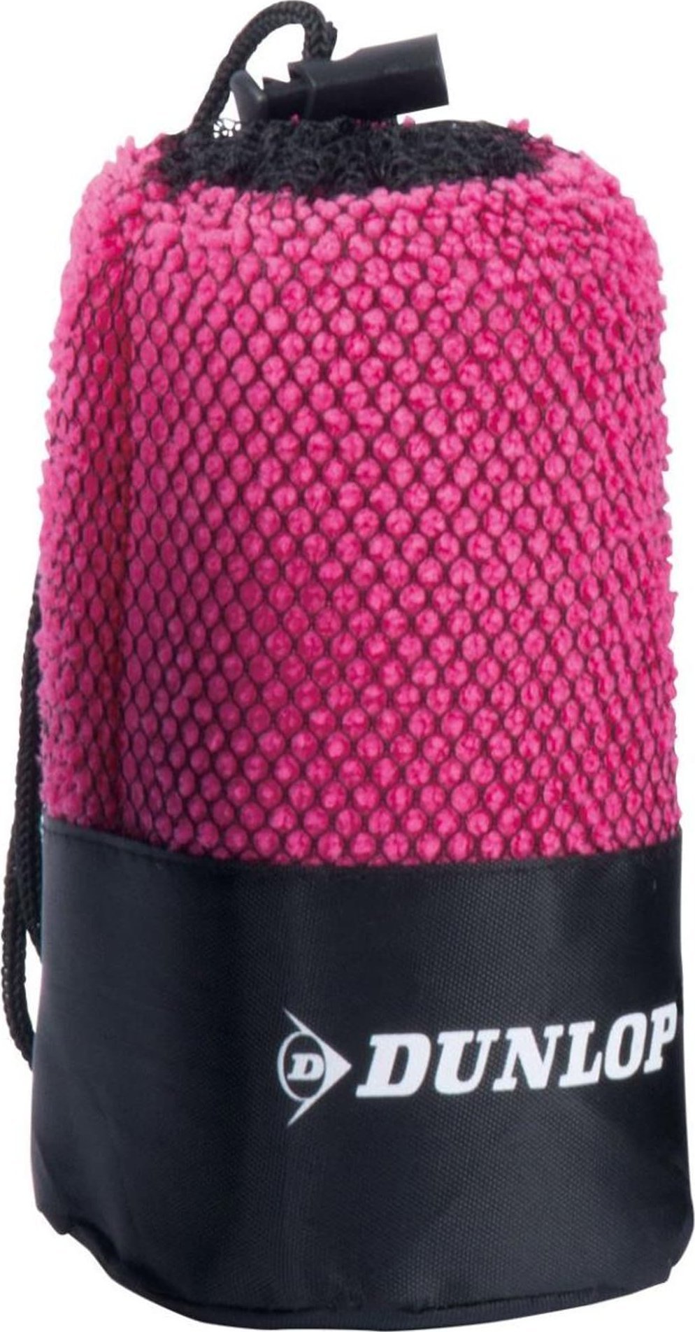 Dunlop Ręcznik szybkoschnący z workiem do przechowywania 80x40 cm Różowy