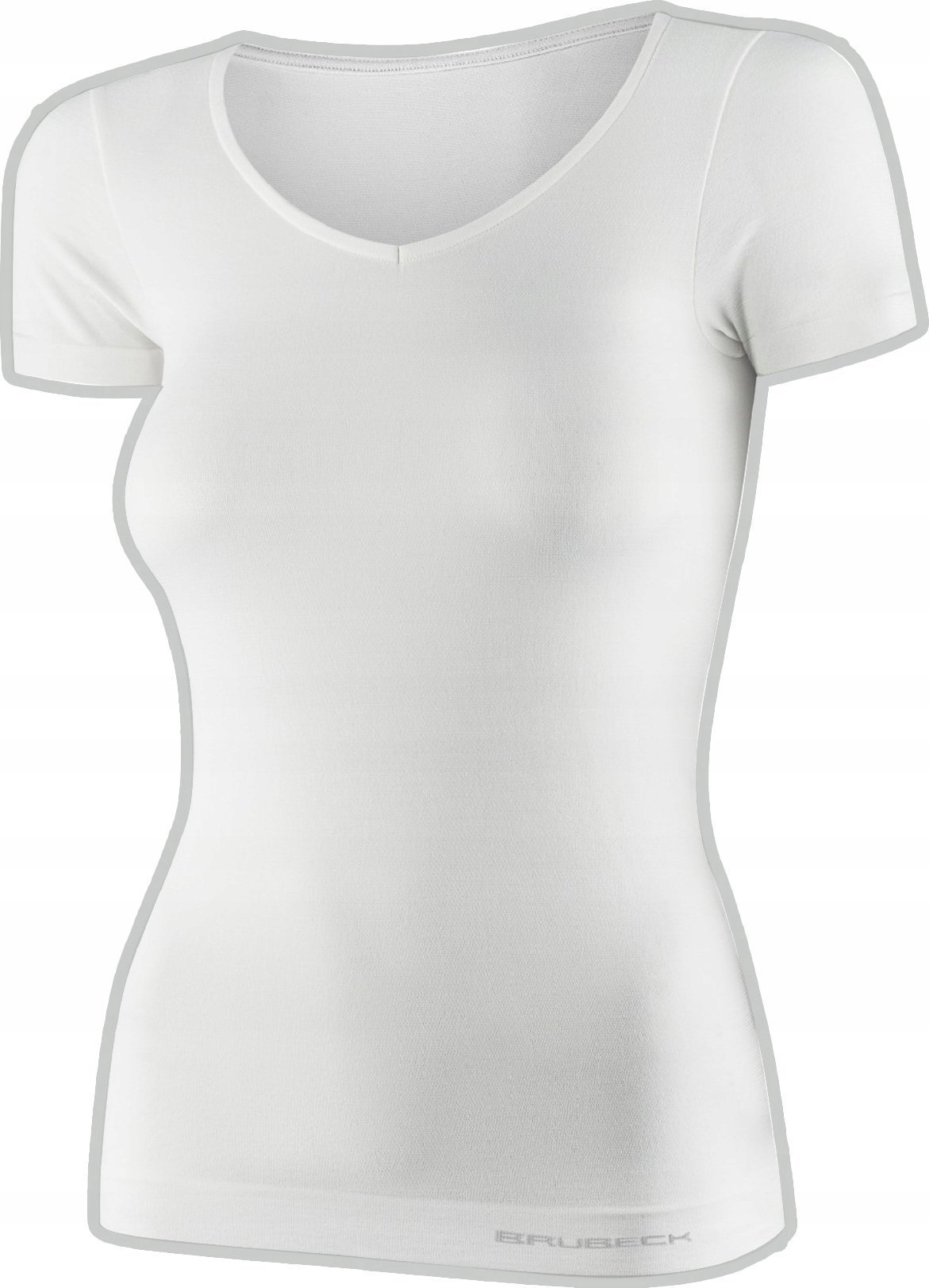 Brubeck SS1398W Koszulka damska z krótkim rękawem COMFORT MERINO kremowy M