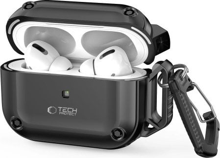 Tech-Protect TECH-PROTECT ROUGH HOOK APPLE AIRPODS PRO 1 / 2 BLACK