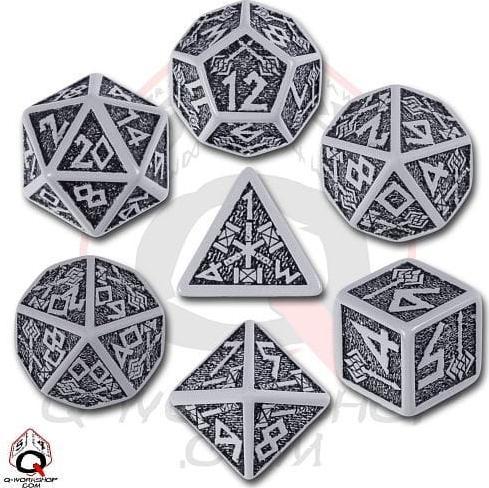 Q-Workshop Komplet krasnoludzki - Szaro-czarny