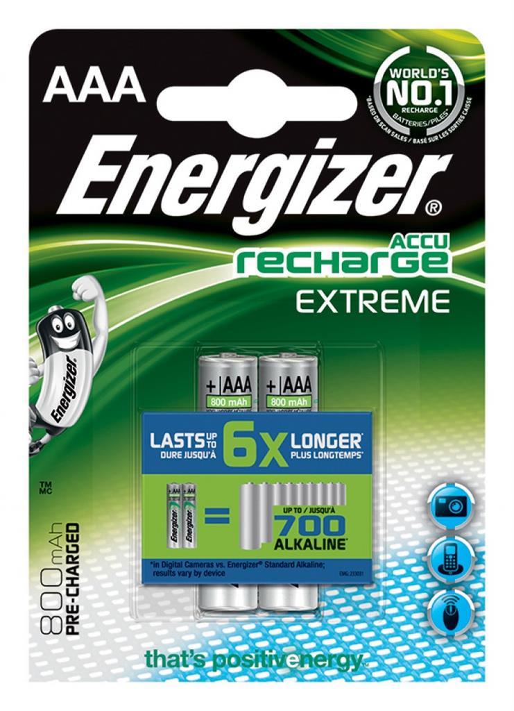 Energizer Akumulator Extreme AAA / R03 800mAh 2 szt.