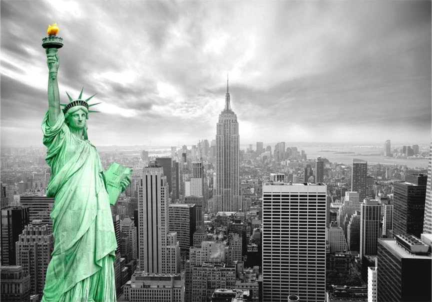 DecoNest Fototapeta - Symbol wolności - 300X210