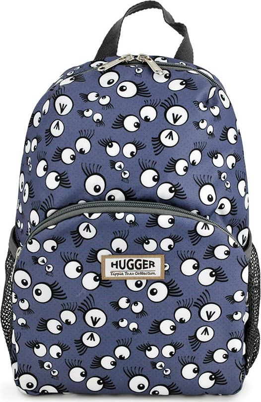 Hugger Plecak dla dzieci Hugger, Totty Tripper Medium, wiek 4-8 lat, wzór Googly Eyes