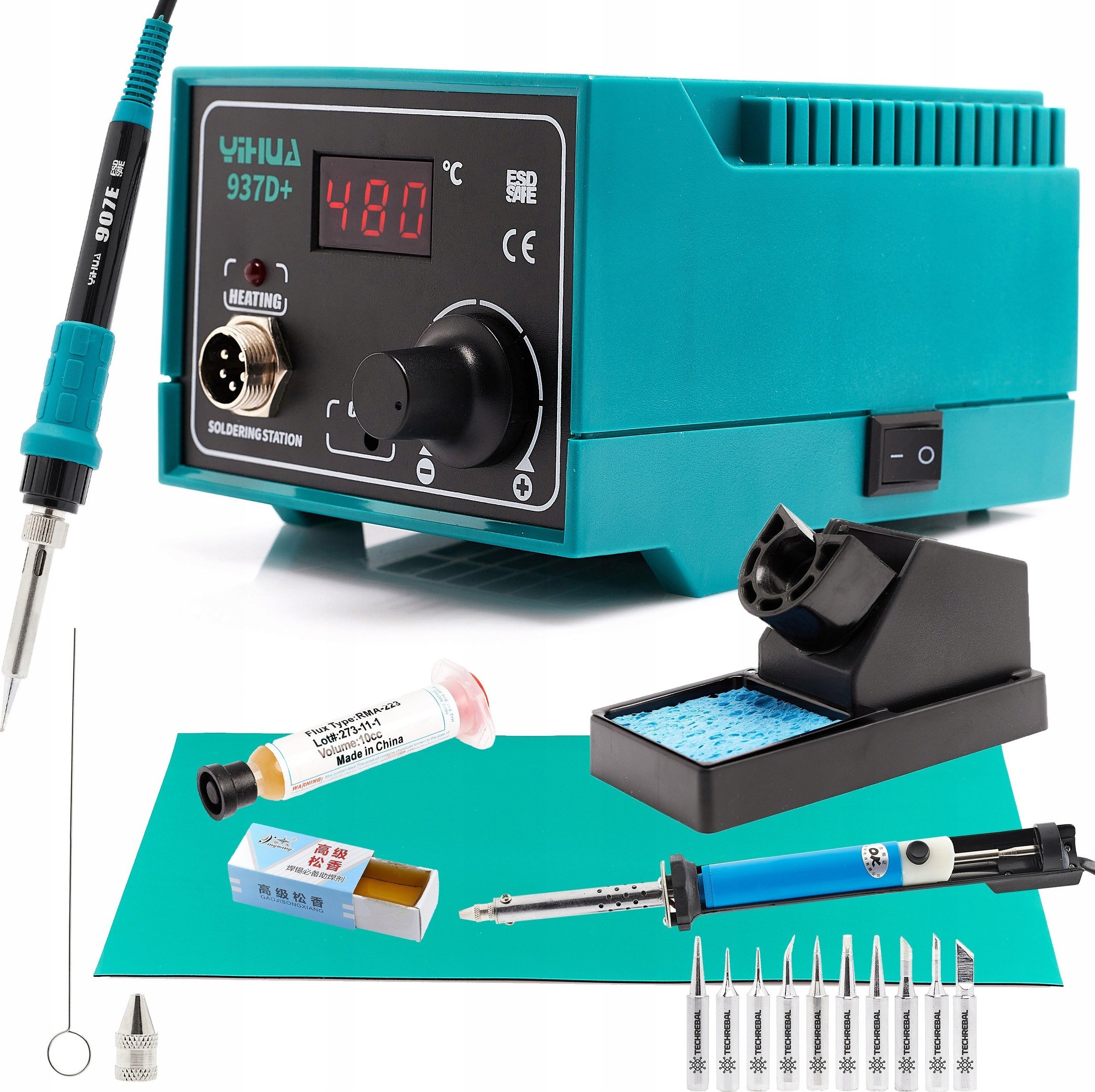 Techrebal MOCNA LUTOWNICA KOLBOWA 937D+ ODSYSACZ GROTY MATA