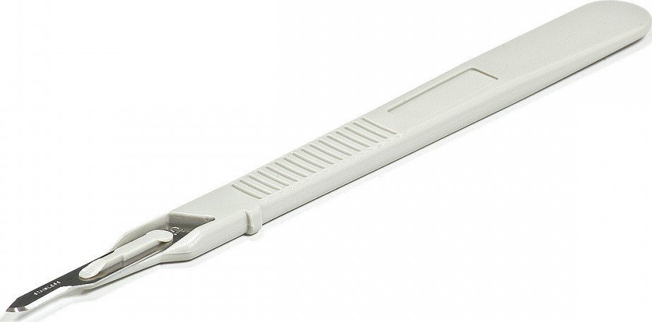 Præcisions engangsskalpel Dahle 10613, plast, 145 mm, klinge nr. 15