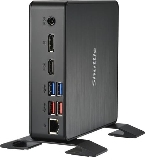 Komputer Shuttle Shuttle NC40U3 komputer typu barebone 0.84L sized PC Czarny i3-1215U Intel SoC