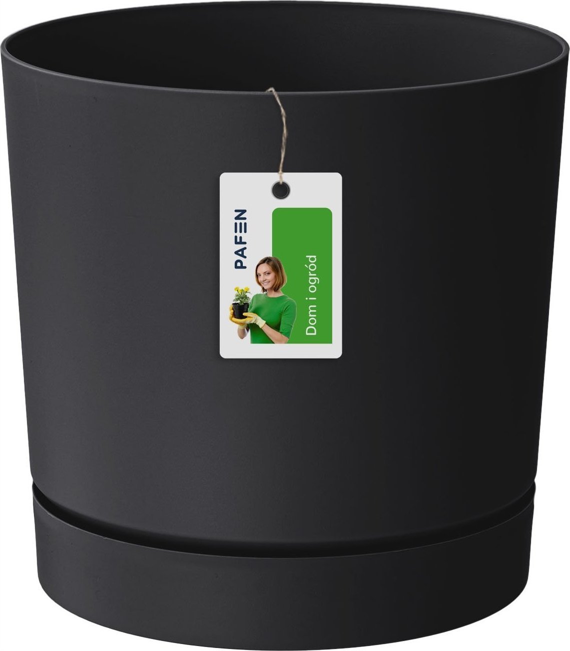 Prosperplast Doniczka na kwiaty Donica z podstawką Tubo P