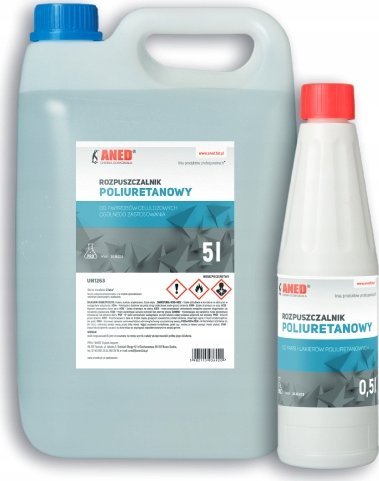 Aned rozpuszczalnik rozcieńczalnik poliuretanowy do farb, żywic 500ml szkło