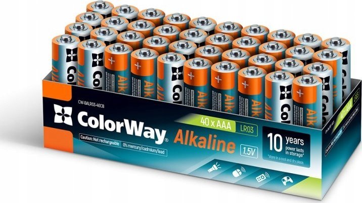 Colorway Baterie olorway Alkaline Power Aaa (40Szt.)