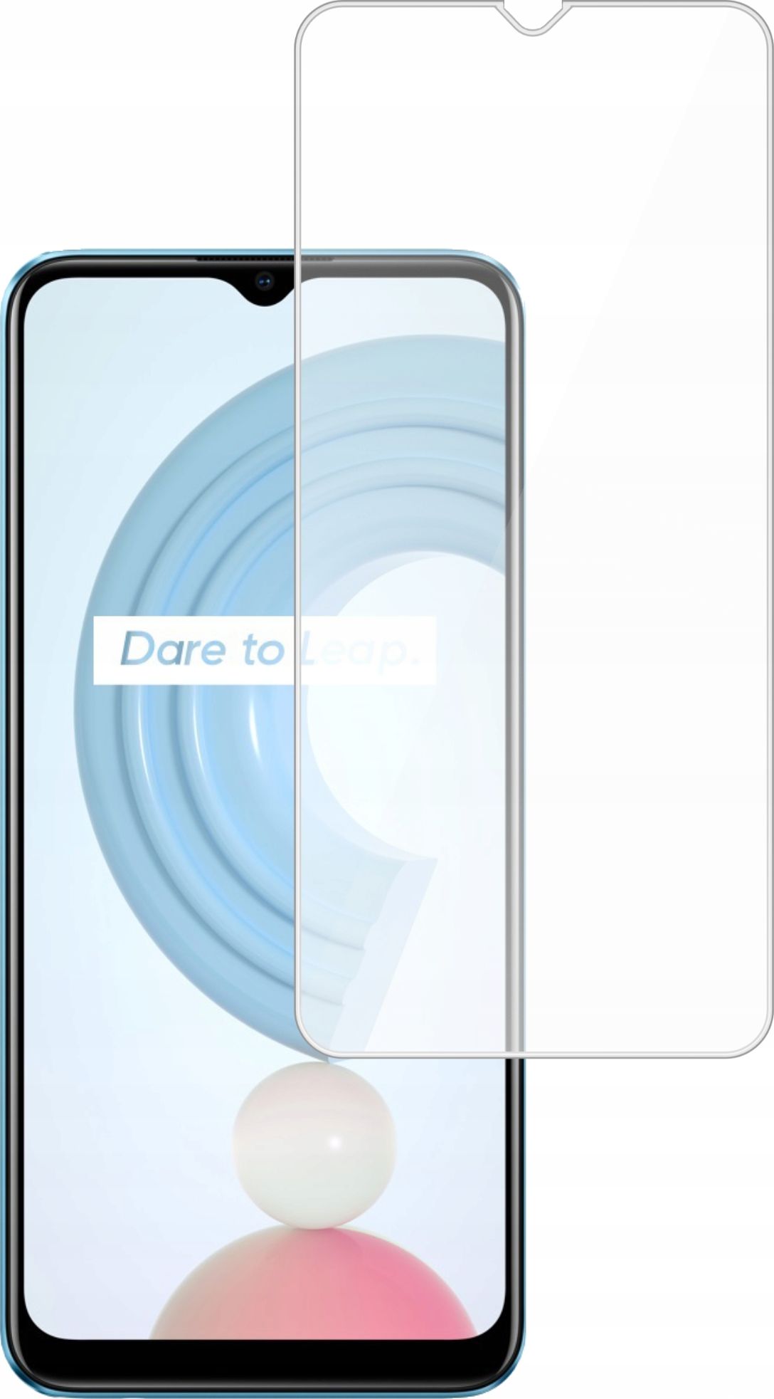 etumi Szkło Hartowane 9H Do Realme C21 Szybka Na Ekran Szkiełko Ochronne Na Ekran Twarde Płaskie Przód / Ochrona Matrycy Telefonu Glas0337