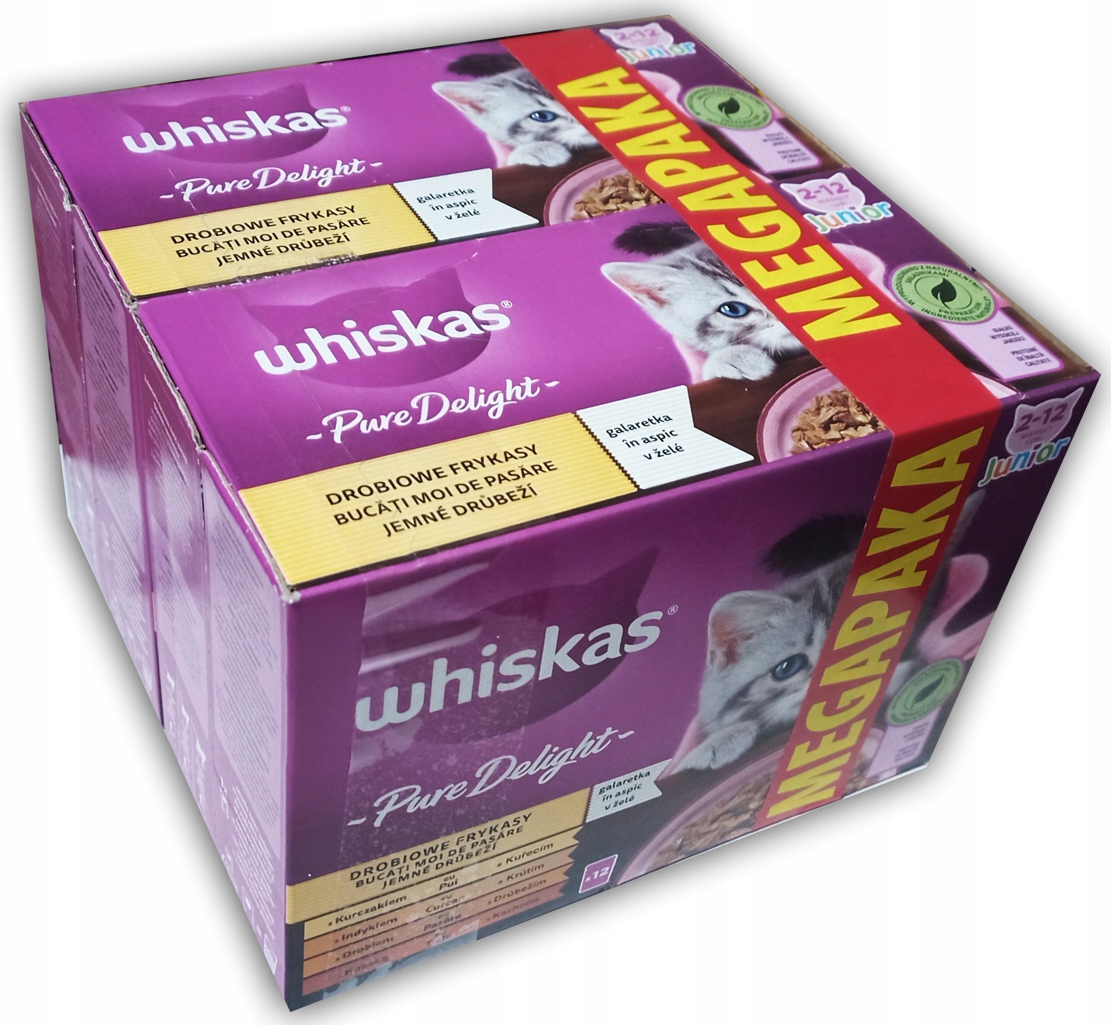 Whiskas WHISKAS Kurczak kaczka drób indyk w sosie 24x85g