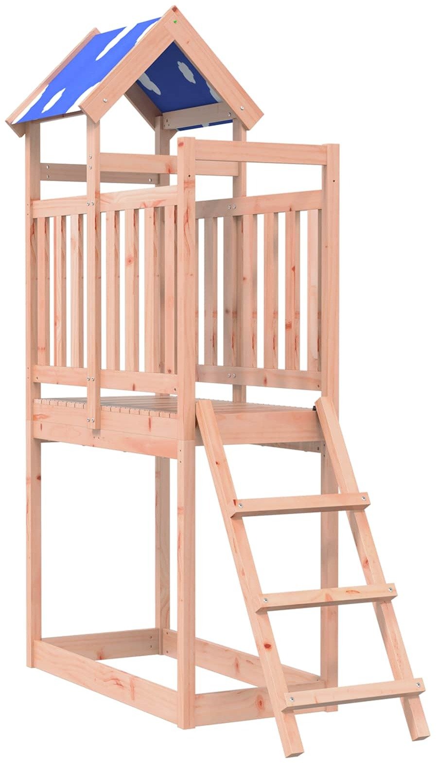 vidaXL Plac zabaw Brązowy, 52,5 x 110,5 x 215 cm, Lekkie drewno douglasowe