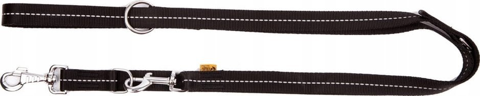 Dingo DINGO Smycz odblaskowa z taśmy 1,6x120cm czarna