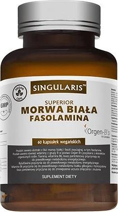 Singularis-Herbs Singularis Superior Morwa Biała Fasolamina 60 kapsułek wegańskich