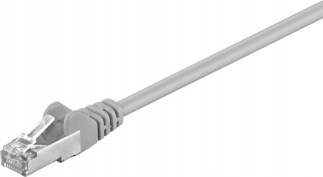 Goobay CAT 5e Kabel łączący, SF/UTP, Szary - Długość kabla 15 m