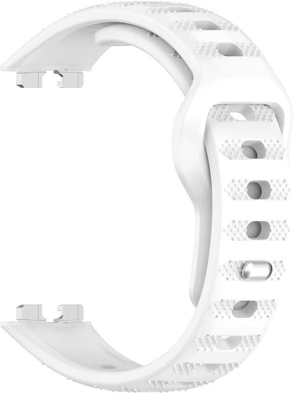 SILIKONOWY PASEK DO HUAWEI BAND 8 / 9 / 10 BIAŁY