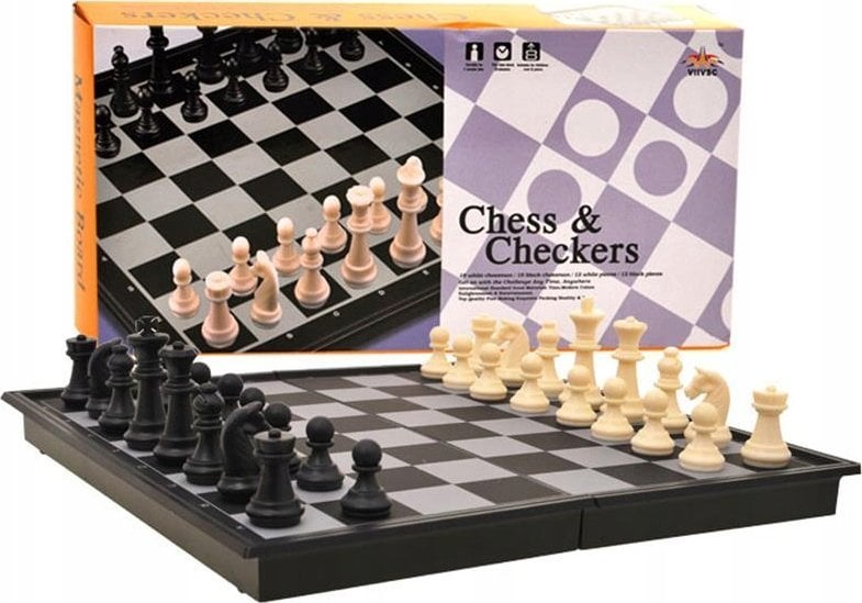 Jokomisiada Szachy Warcaby magnetyczne turystyczne 2w1 GR0141