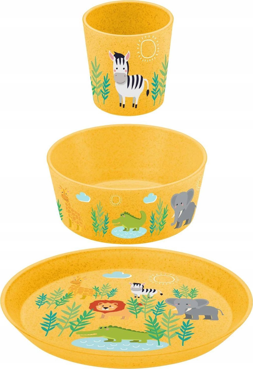 Koziol Zestaw obiadowy dla dzieci AFRICA, z tworzywa KOZIOL