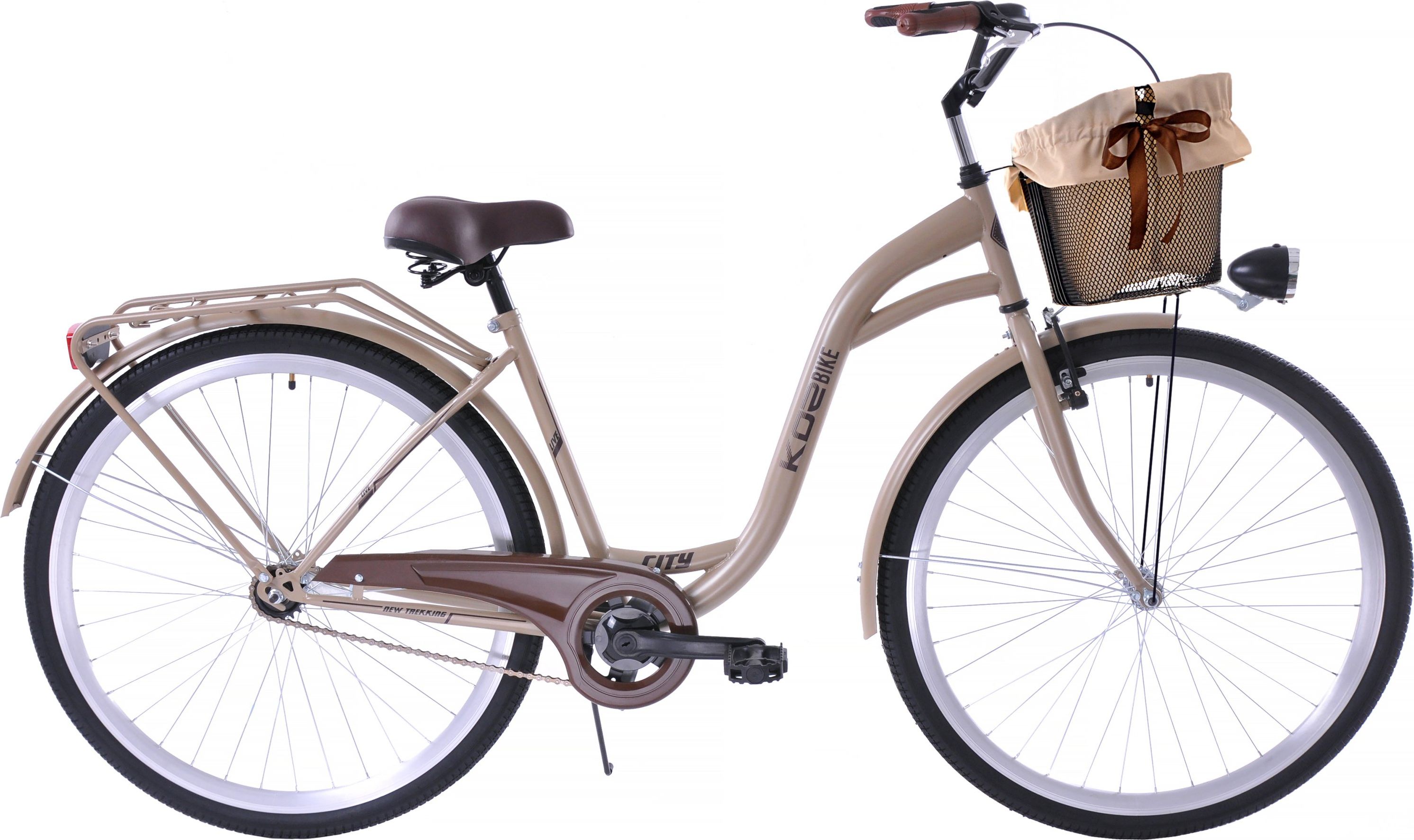 Kozbike Rower miejski damski 28 S1 złoty matowy