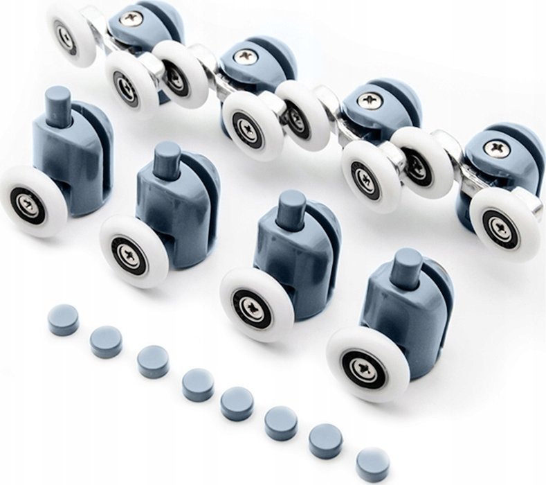 ROLKI DO KABINY PRYSZNICOWEJ 8szt. ZK-01