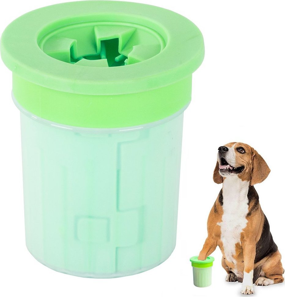 Verk Silikonowyczyścik do mycia łap dla psa kubek mały Silikonowyczyścik do mycia łap dla psa kubek mały