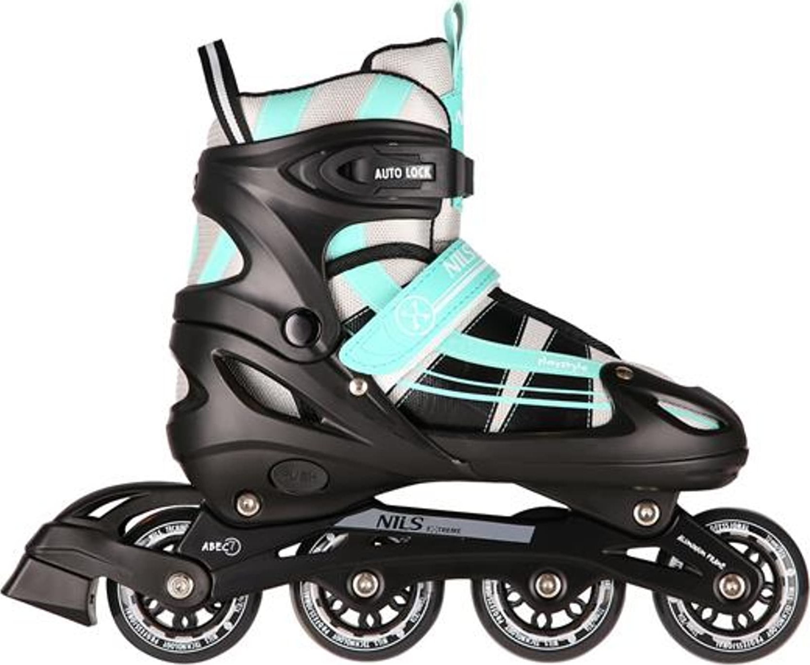 Rolki Nils Extreme NH18366A z wymienną płozą regulowane miętowe r. 39-42