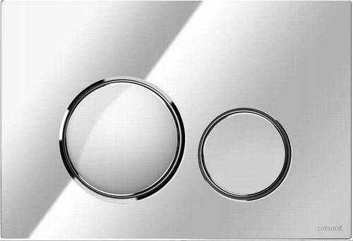 Przycisk spłukujący Alkotest Luna do WC chrom połysk