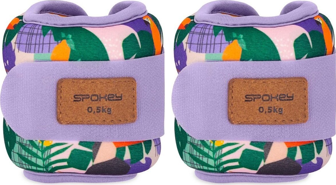 Spokey Obciążenia na kostki i nadgarstki Spokey HOME JUNGLE 2x 0,5 kg