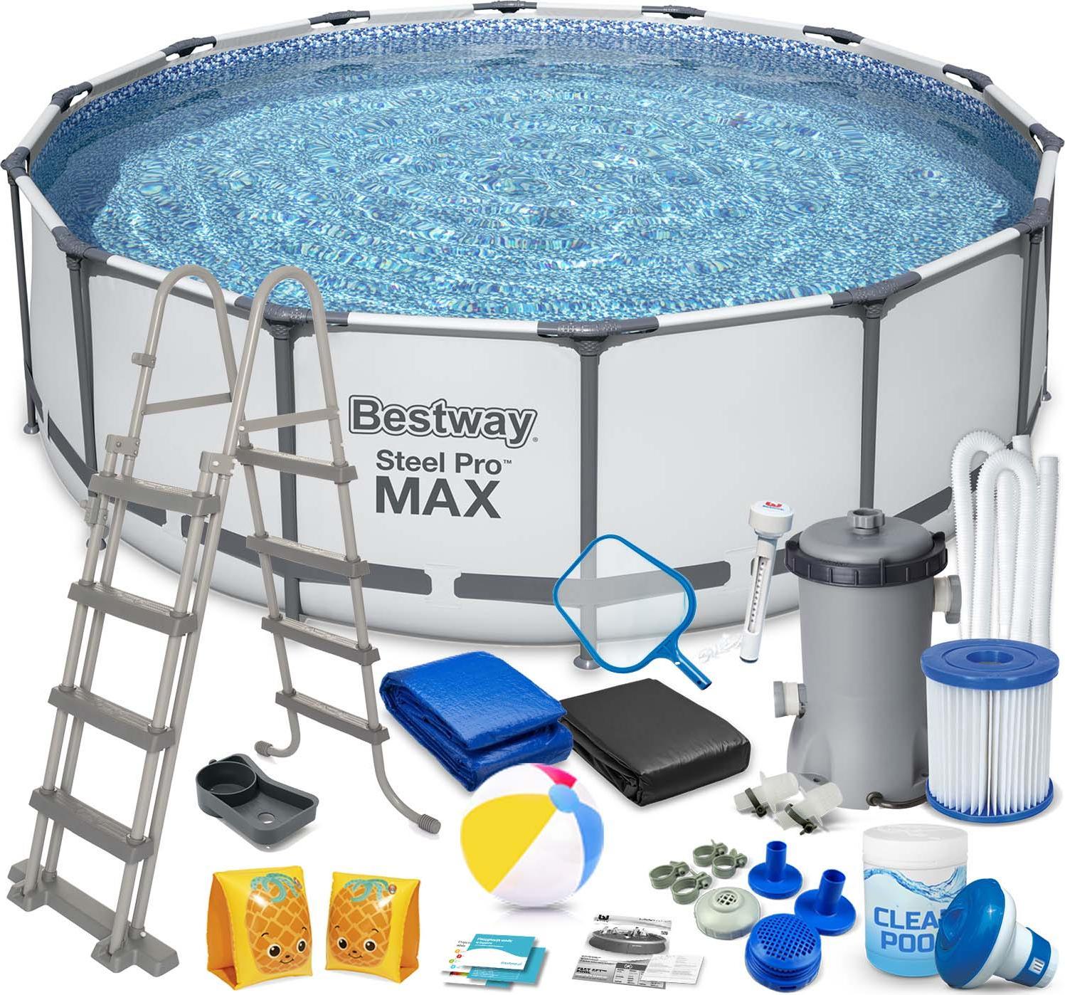 Bestway Basen stelażowy Steel Pro Max 427cm 19w1 (5612X)
