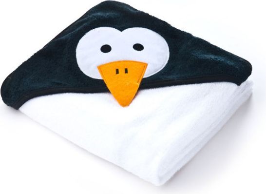 Caretero Okrycie kąpielowe pingwin white 100x100 (26291)