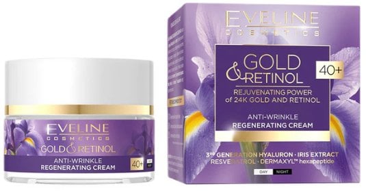 EVELINE_Gold&Retinol krem przeciwzmarszczkowy 40+ 50ml