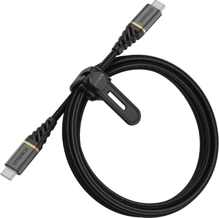 Kabel USB OtterBox USB-C - USB-C 1 m Czarny (78-52677)
