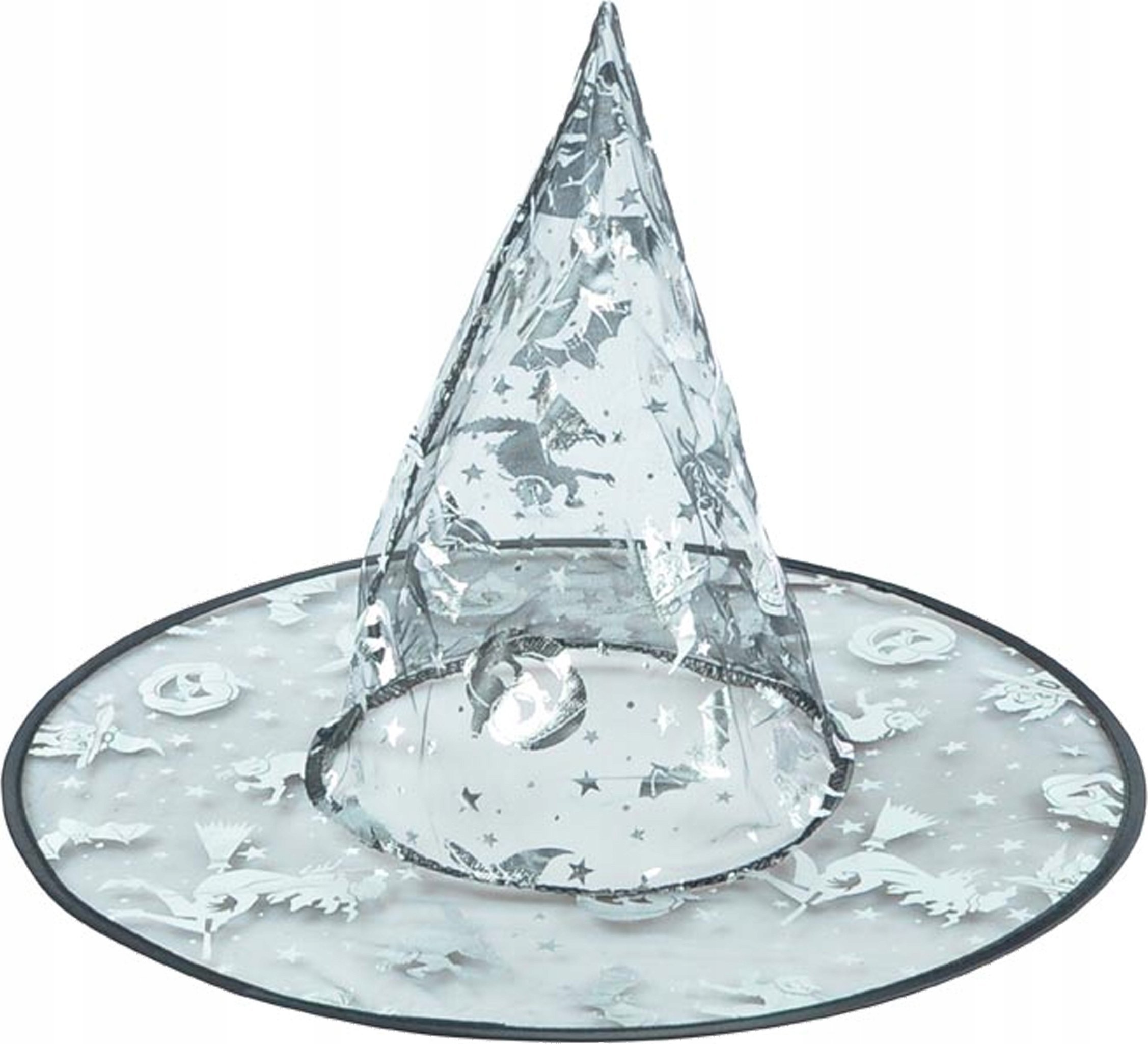 MFP paper kapelusz czarownicy czarno-srebrny 32x32cm 1042272