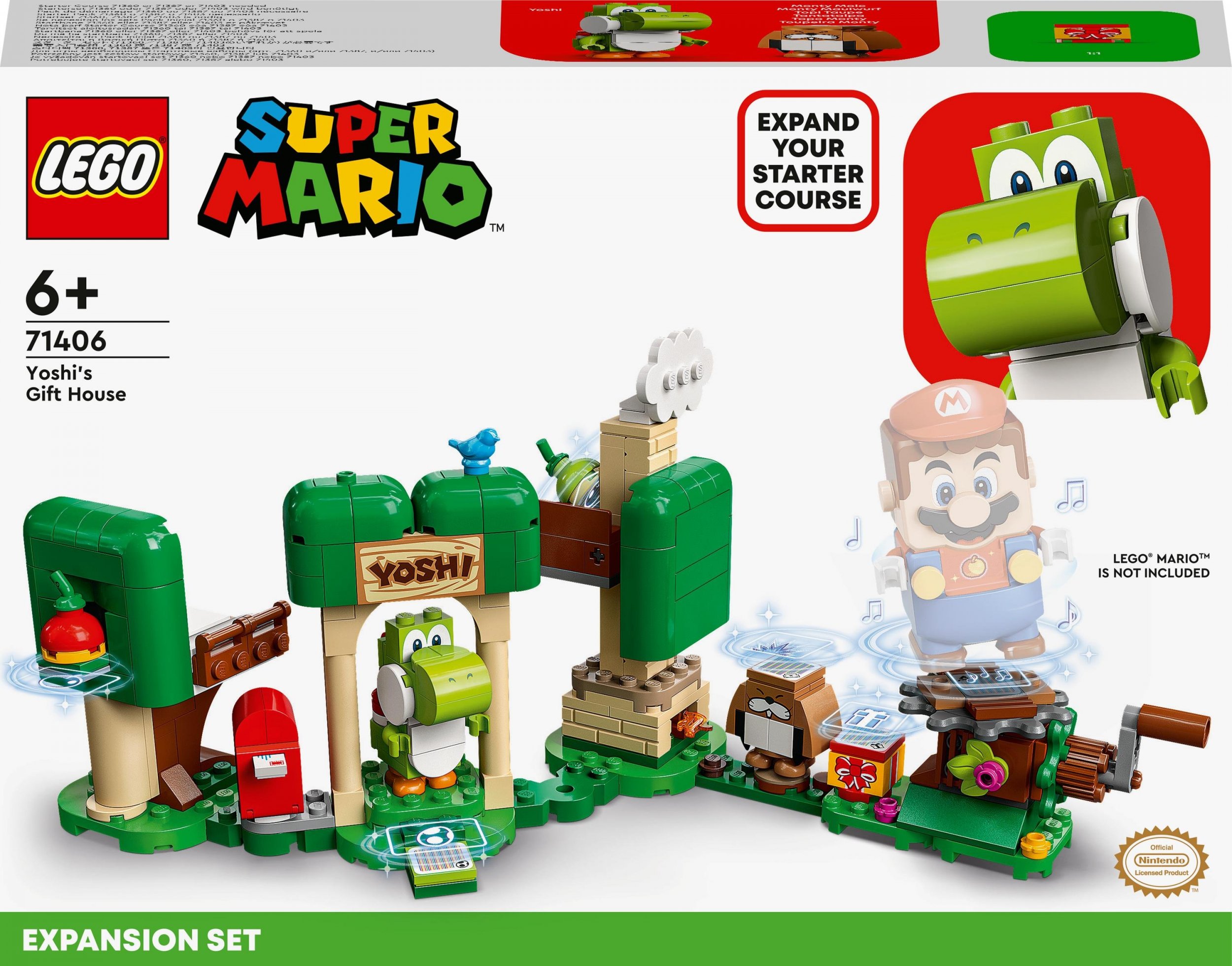 LEGO Super Mario Dom prezentów Yoshiego - zestaw rozszerzający (71406)