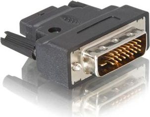 Adapter AV Delock HDMI - DVI-D czarny (65024)