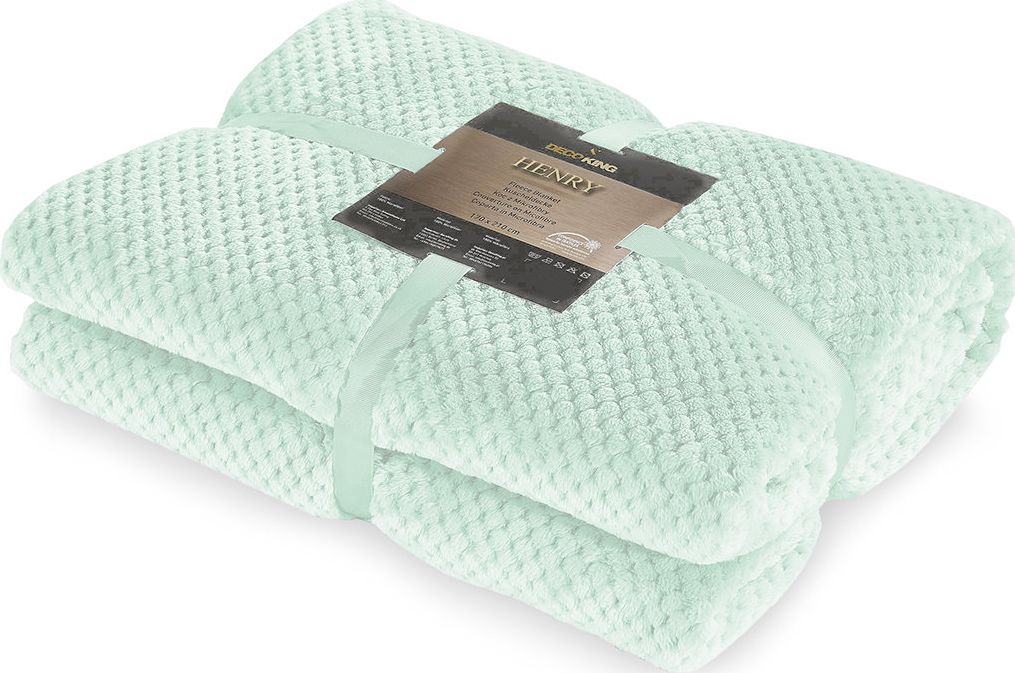Decoking Decoking mikrofibros pledas Henry Peppermint, 170x210 cm
