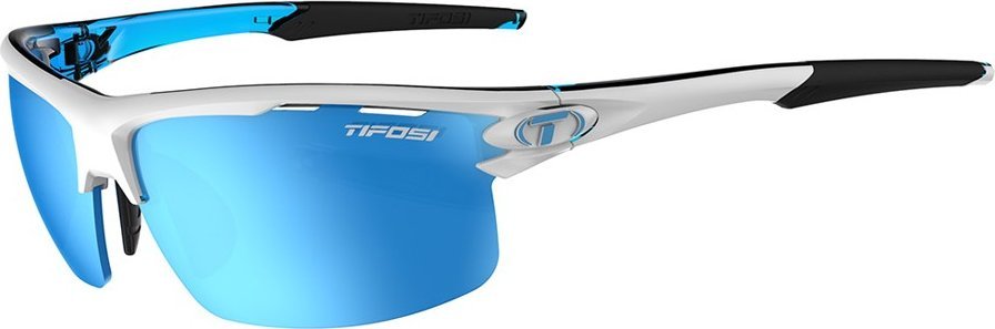 TIFOSI Okulary TIFOSI RIVET matte white (3szkła 14,7% Clarion Blue, 41,4% AC Red, 95,6% Clear) (NEW)