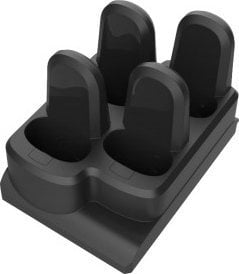 Zebra CS6080 CORDLESS: 4-SLOT DEVICE CRADLE ADAPTER CUP, INDUCTIVE, MIDNIGHT BLACK