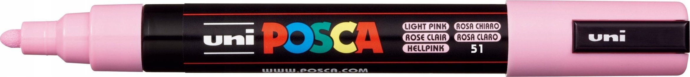 Uni Marker Do Każdej Powierzchni POSCA PC-5M J.różowy